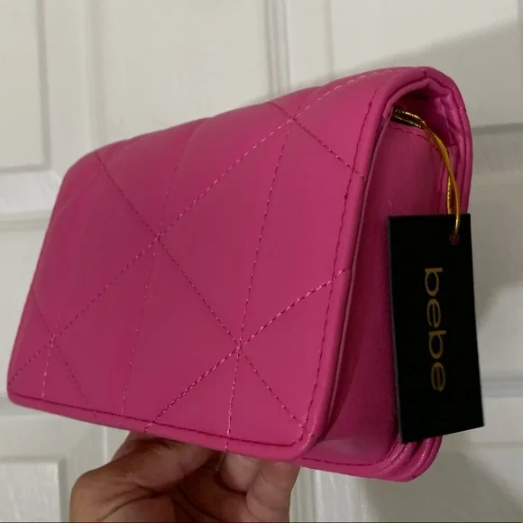NWT. Bebe Pink Crossbody bag - Picture 10 of 16